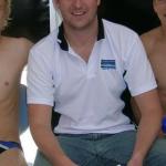 Lee MacDonald with AM swimmers